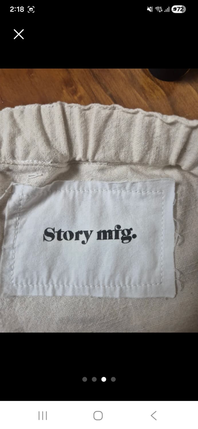 Story mfg. 카고 바지 S 상품이미지3