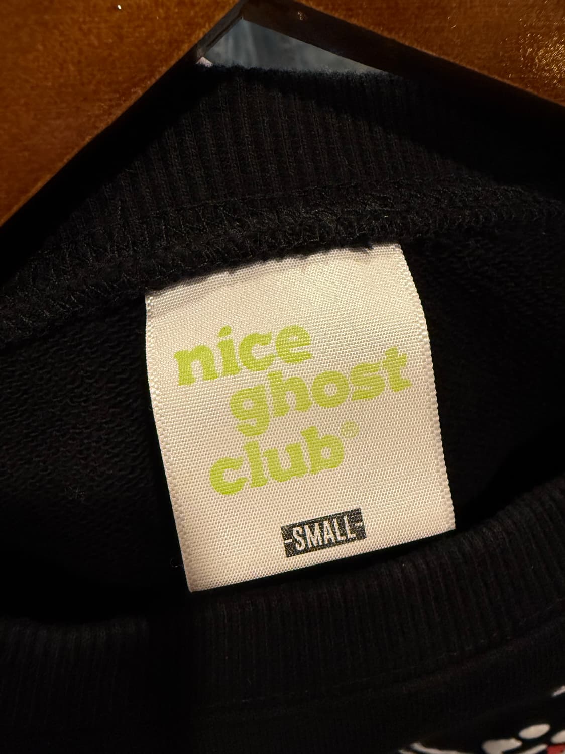 나이스고스트클럽 토끼 라운드 맨투맨 상품이미지2