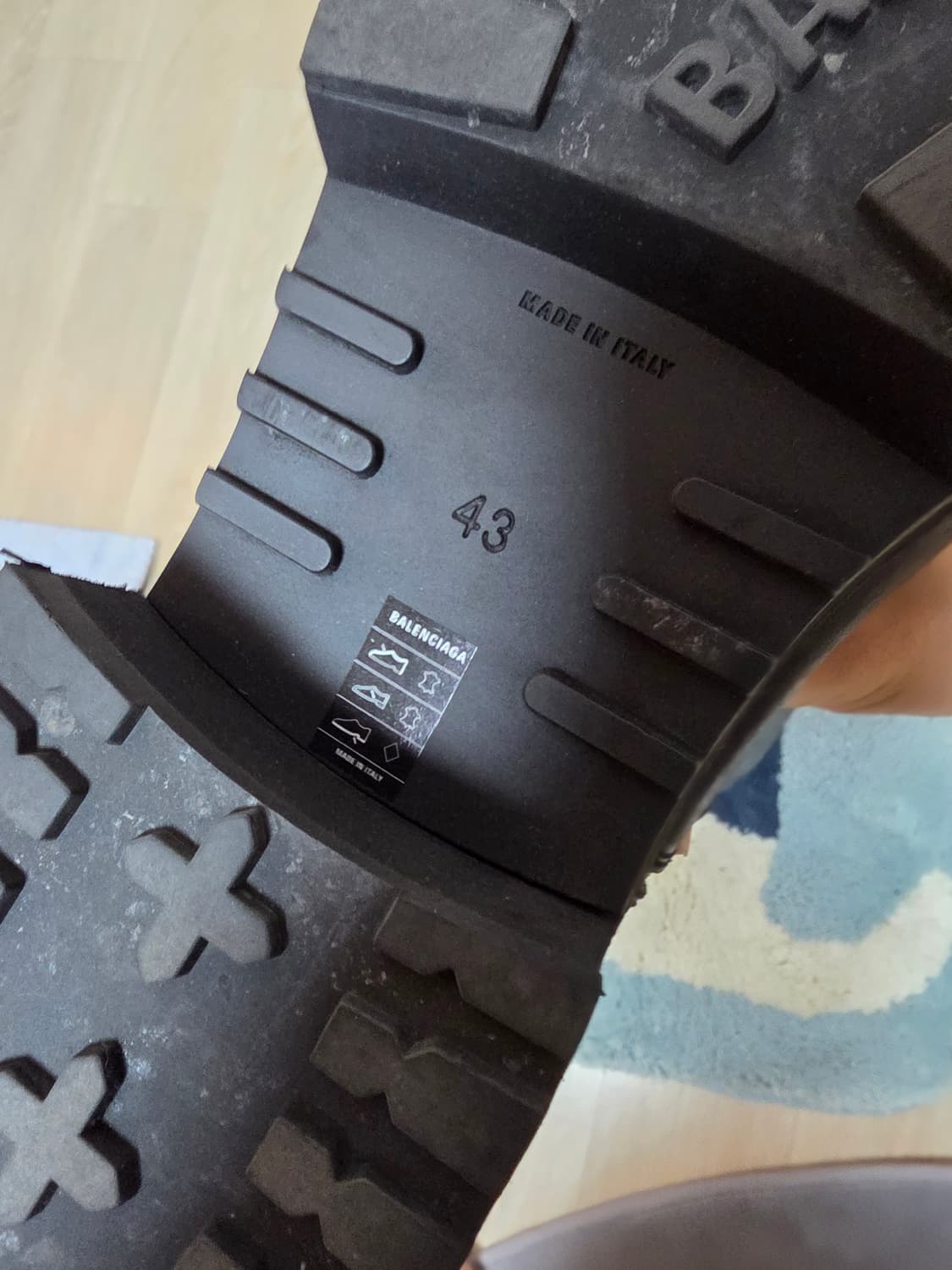 발렌시아가 베놈부츠 하이(43) 상품이미지8