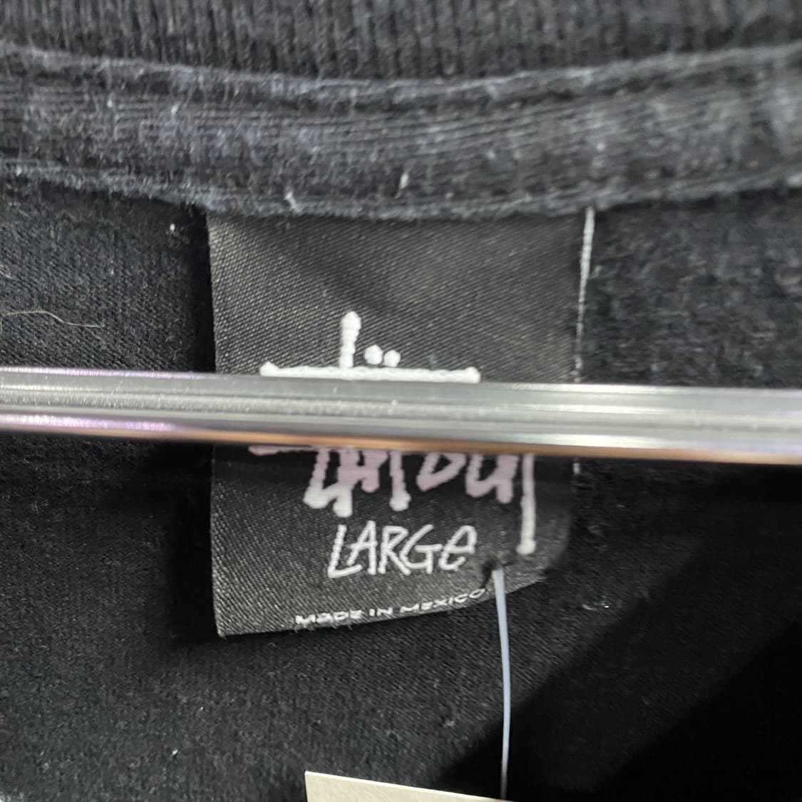 스투시 월드투어 블랙 반팔 B4607 상품이미지6