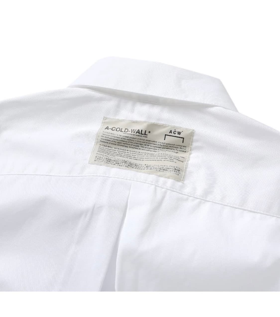 어콜드월 A-COLD-WALL* 화이트 코어 셔츠 완전 새상품 상품이미지3