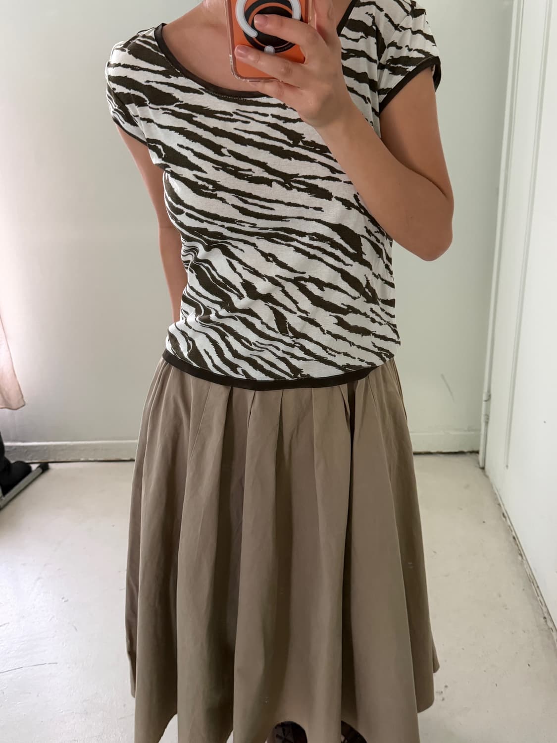 일본빈티지 y2k 지브리 슬림 탑 티셔츠 상품이미지1