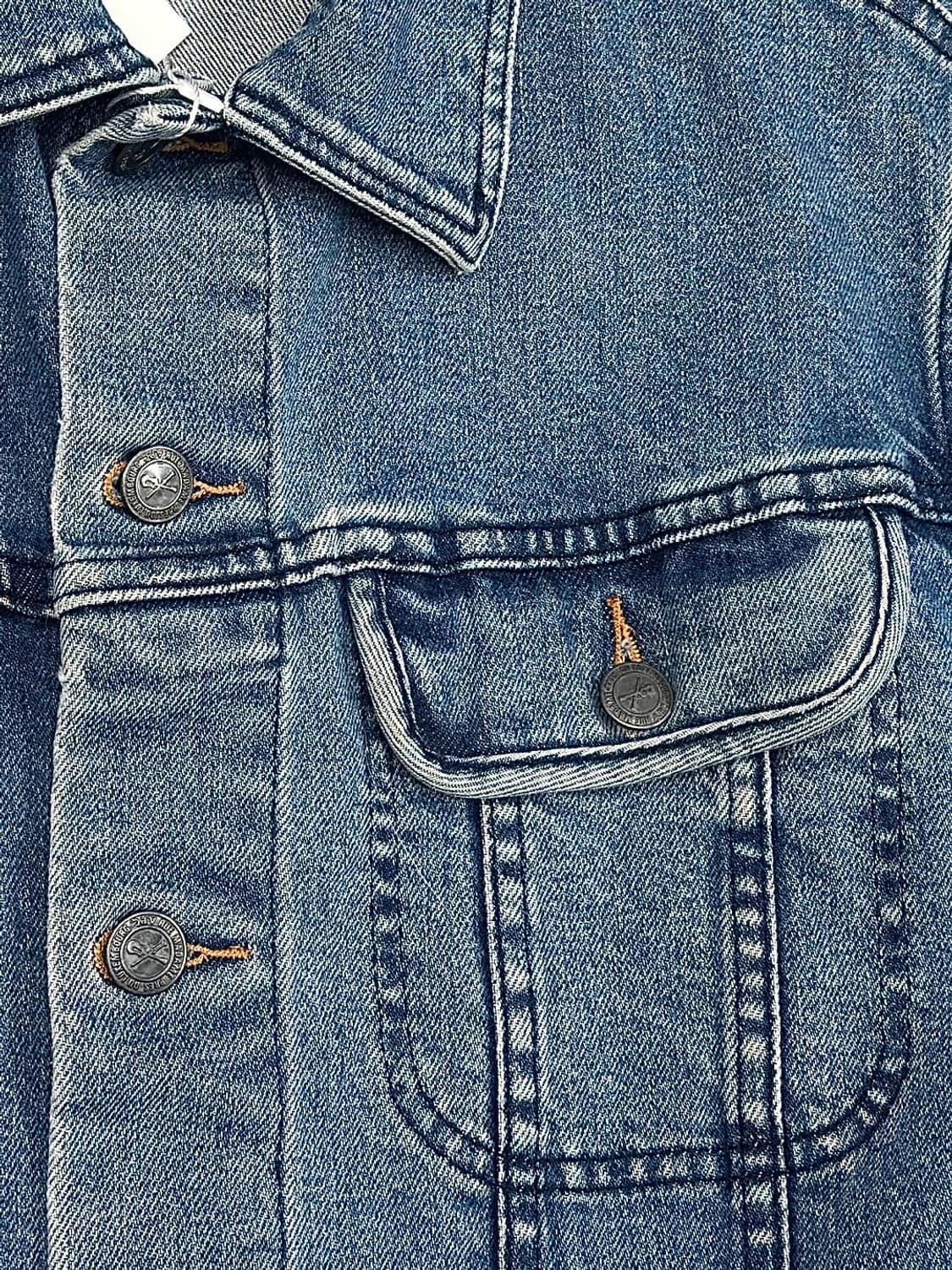 아페쎄 블루 데님 트러커 자켓 상품이미지7