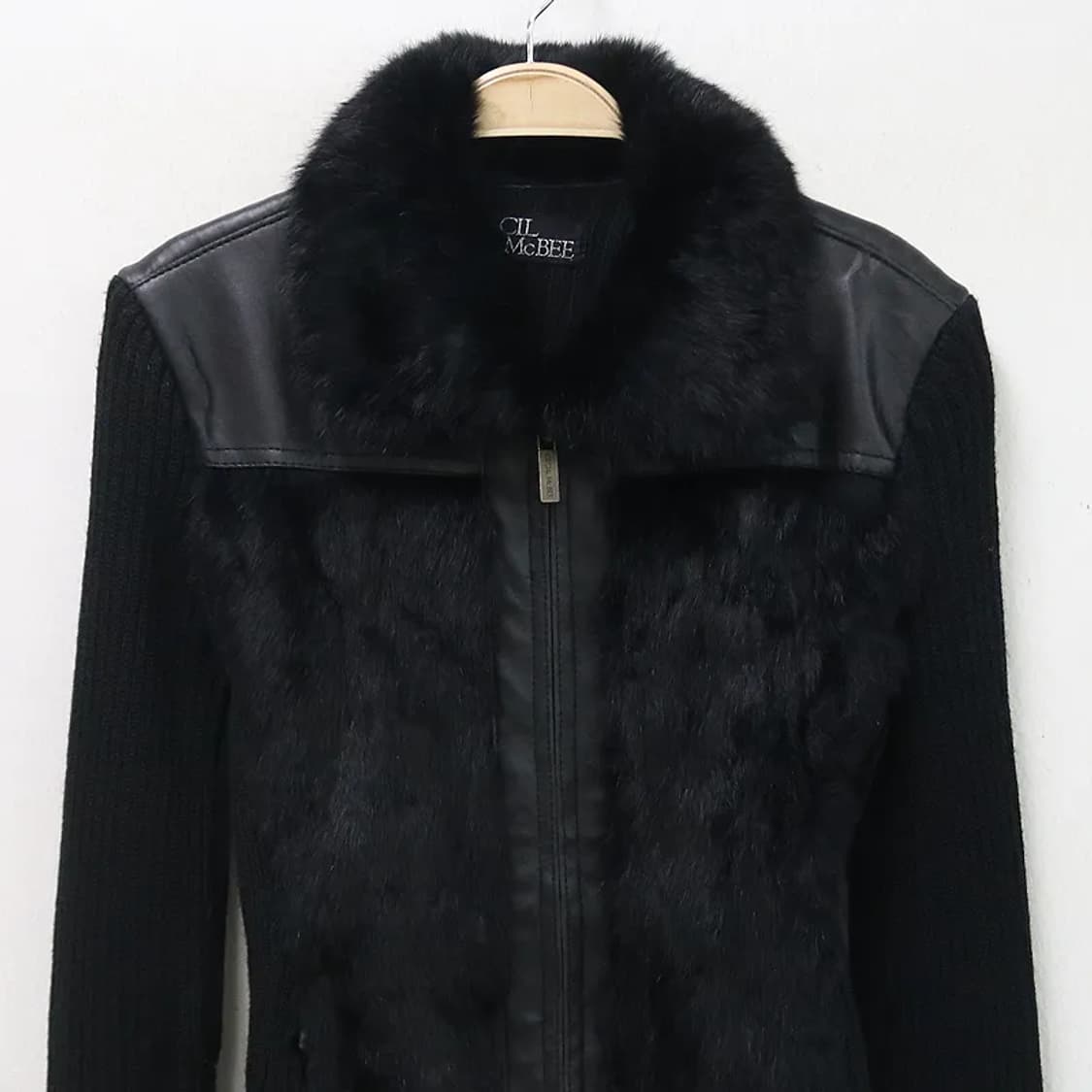 세실맥비 래빗 퍼 라떼 로걀 니트 자켓 62799 상품이미지3