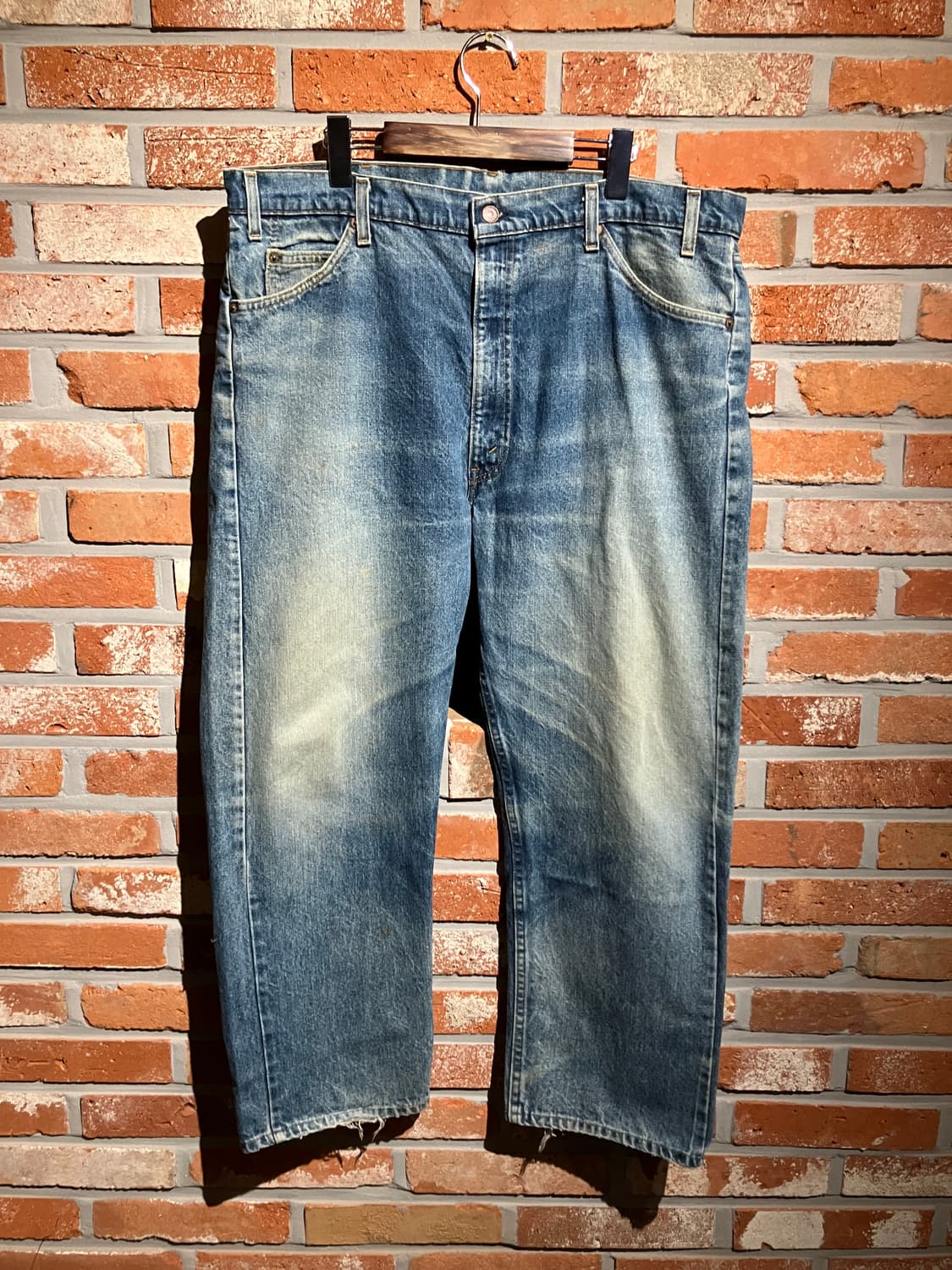 80s USA 빈티지 리바이스 505 오렌지탭 데님 팬츠 상품이미지2