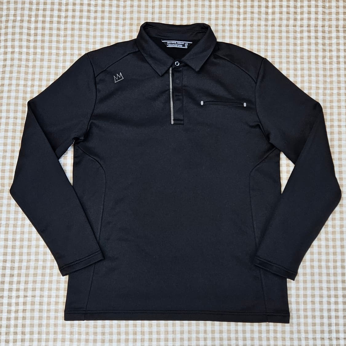 장미쉘바스키아 기모 긴팔 골프티 남자100 상품이미지1