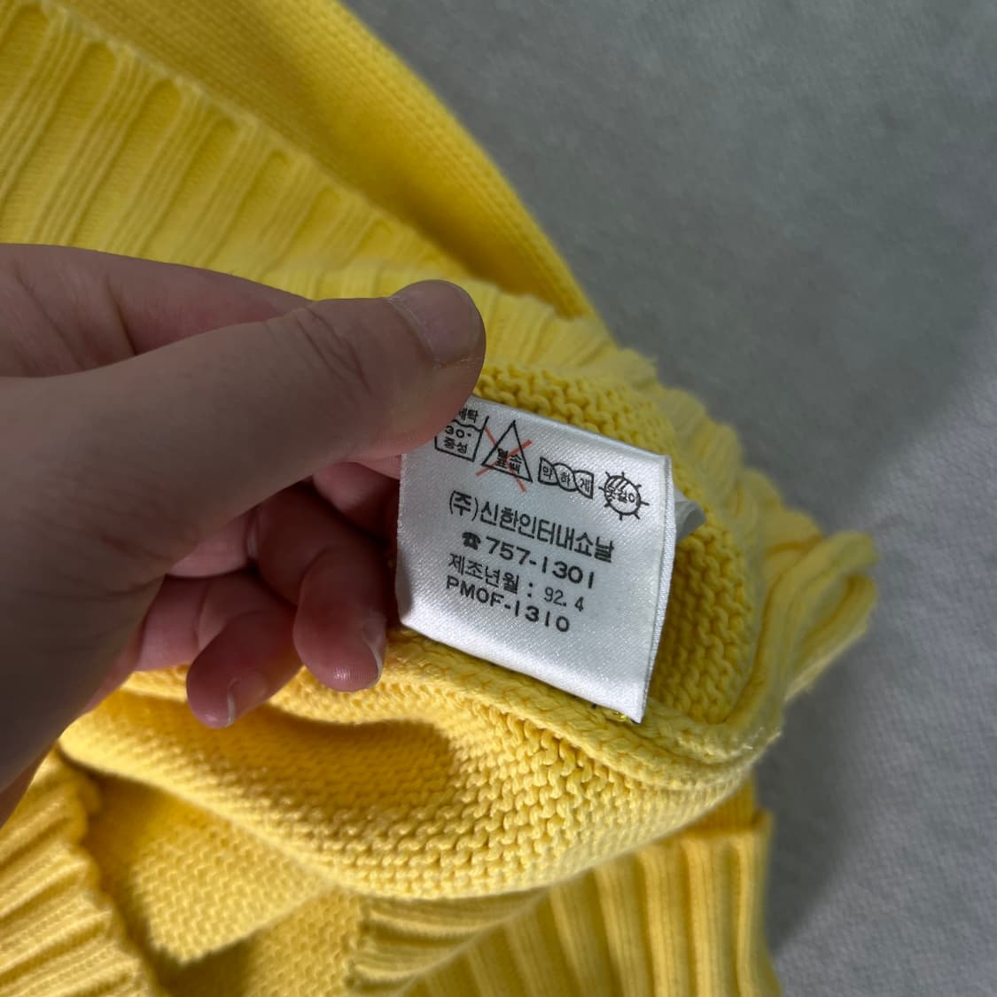 95 폴로랄프로렌 90s 신한인터네쇼날 코튼 니트 상품이미지6