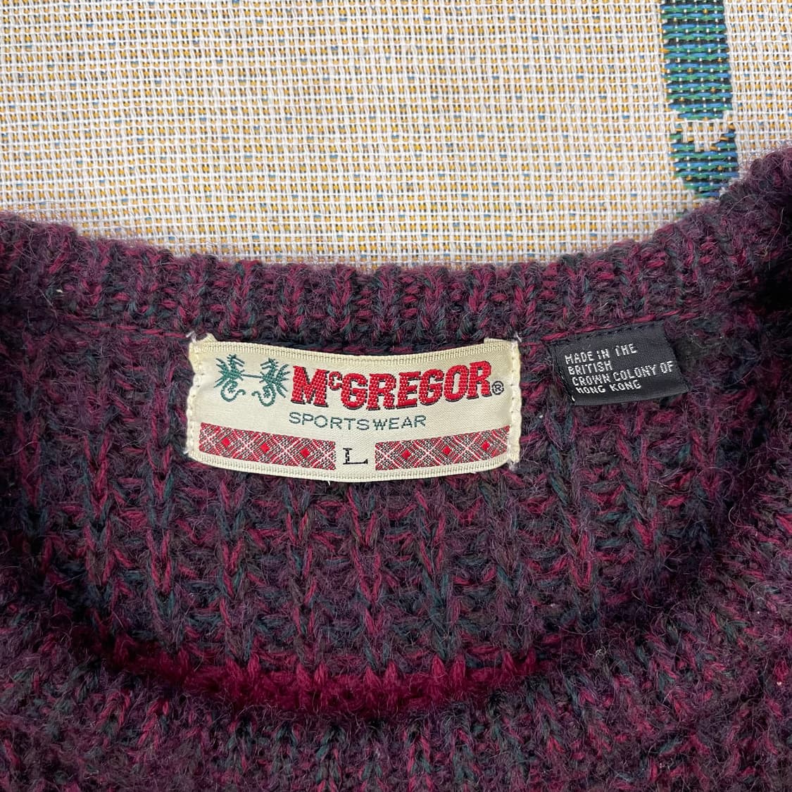 90's Mcgregor wool sweater 상품이미지2