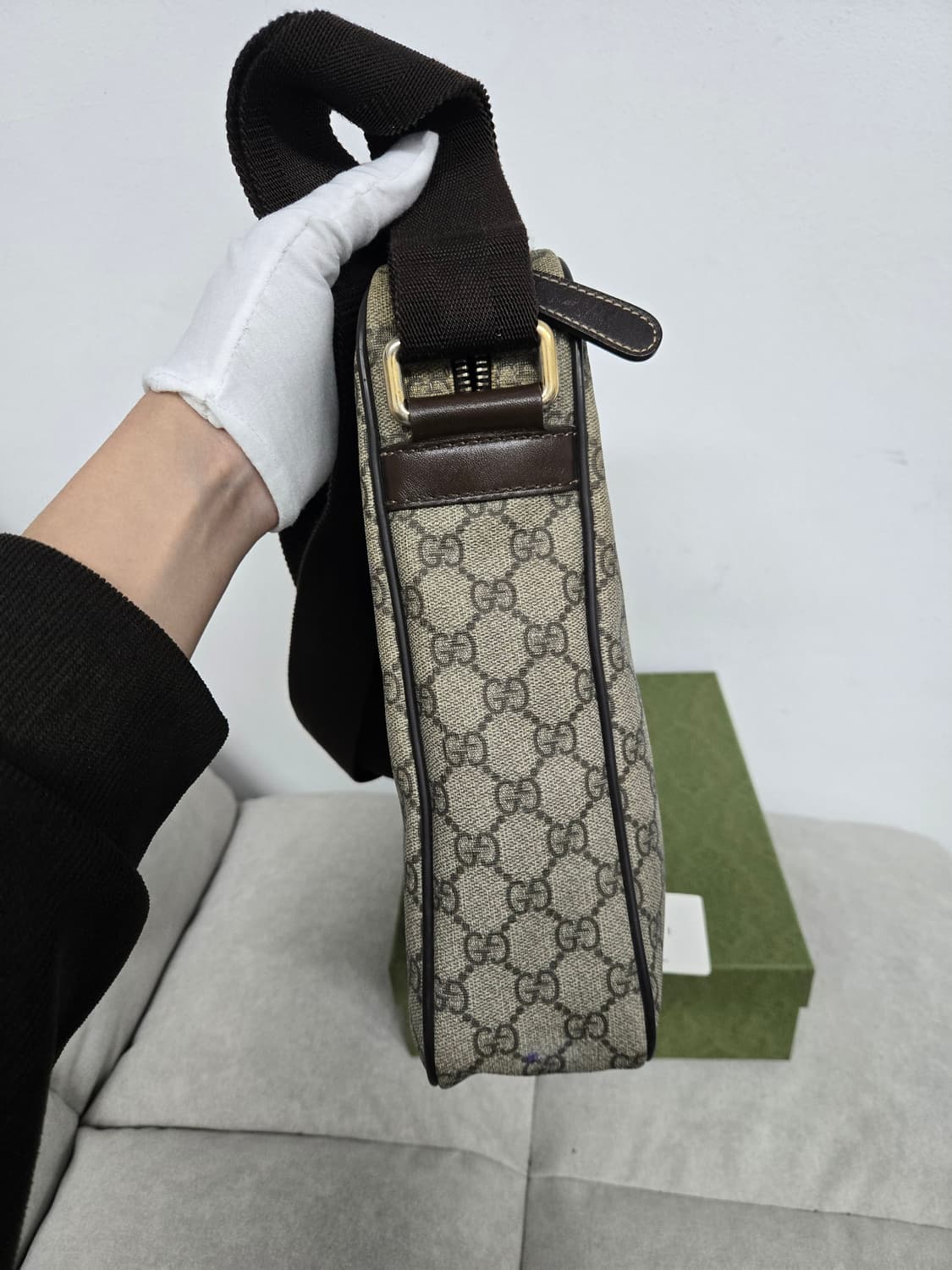 [보증서 정품] 구찌 시그니처 메신저 숄더백 상품이미지2