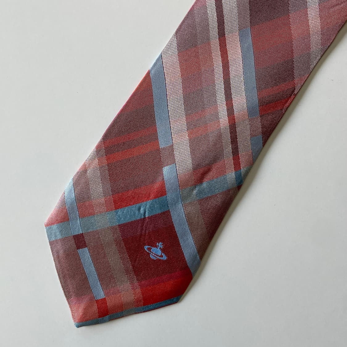 비비안웨스트우드 정품 명품 영문로고넥타이(Vivienne) 상품이미지5