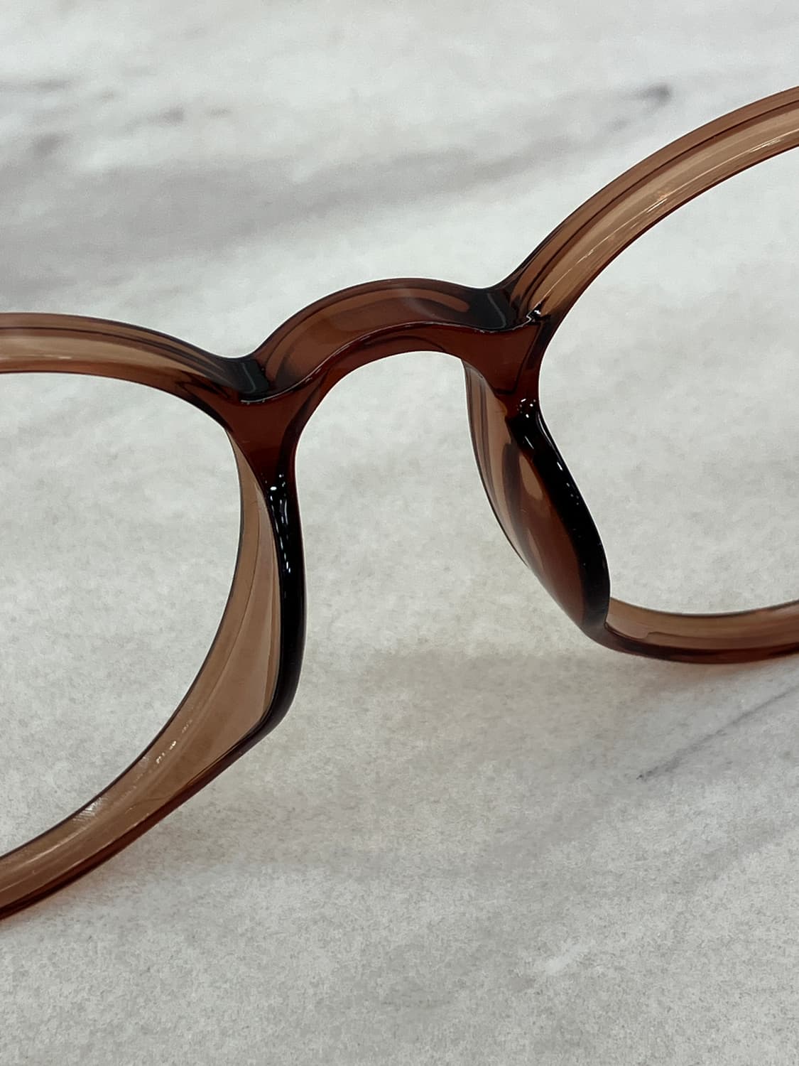 B29 카라 KARRA 브라운 라운드 뿔테 안경1691(13g) 상품이미지4