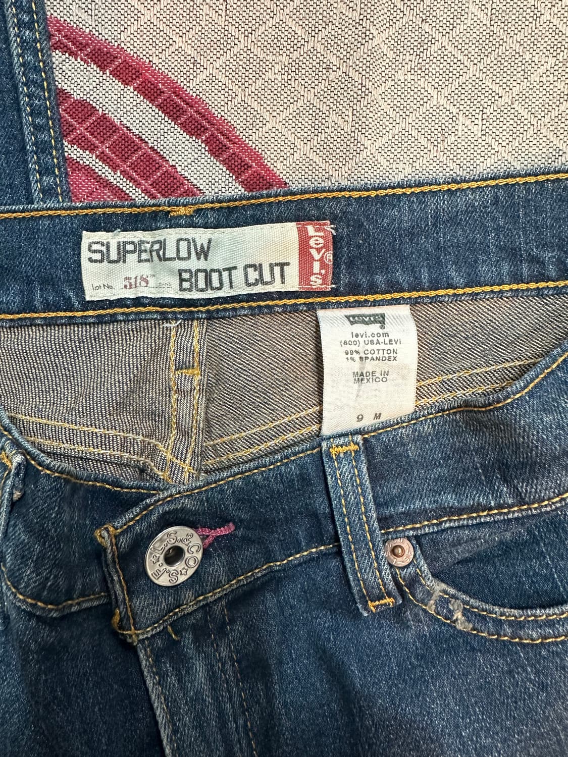 리바이스 518 부츠컷 블랭크탭 상품이미지7