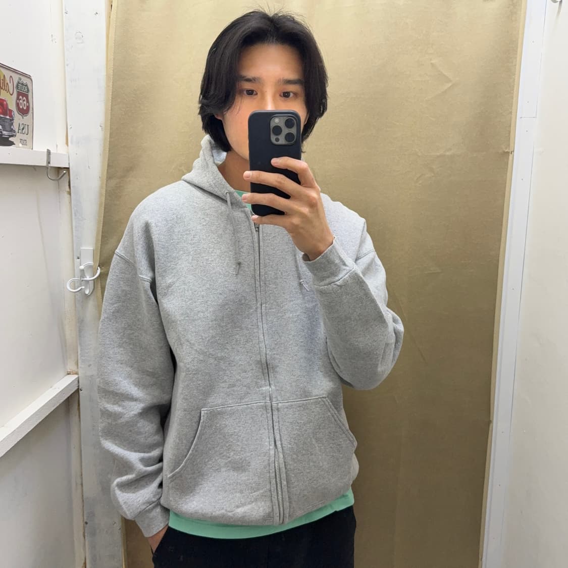 프룻오브더룸 후드 집업 상품이미지2