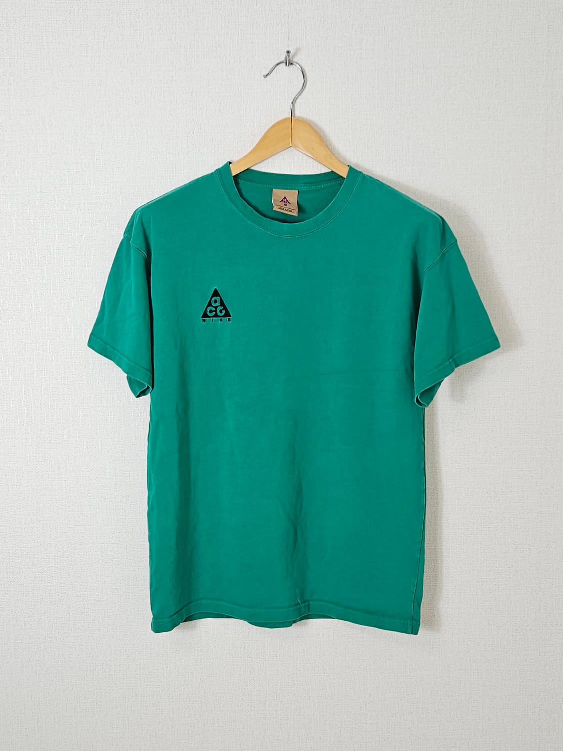 나이키 ACG 로고 반팔 티셔츠 루시드그린 해외 XS 95 상품이미지1