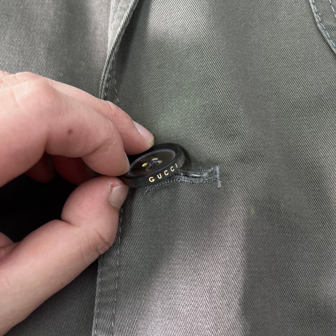 100 구찌 빈티지 포켓 코튼 블레이져 상품이미지8