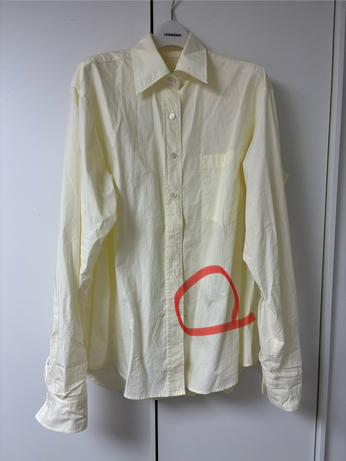 VET WOMAN 옐로우 셔츠 상품이미지4