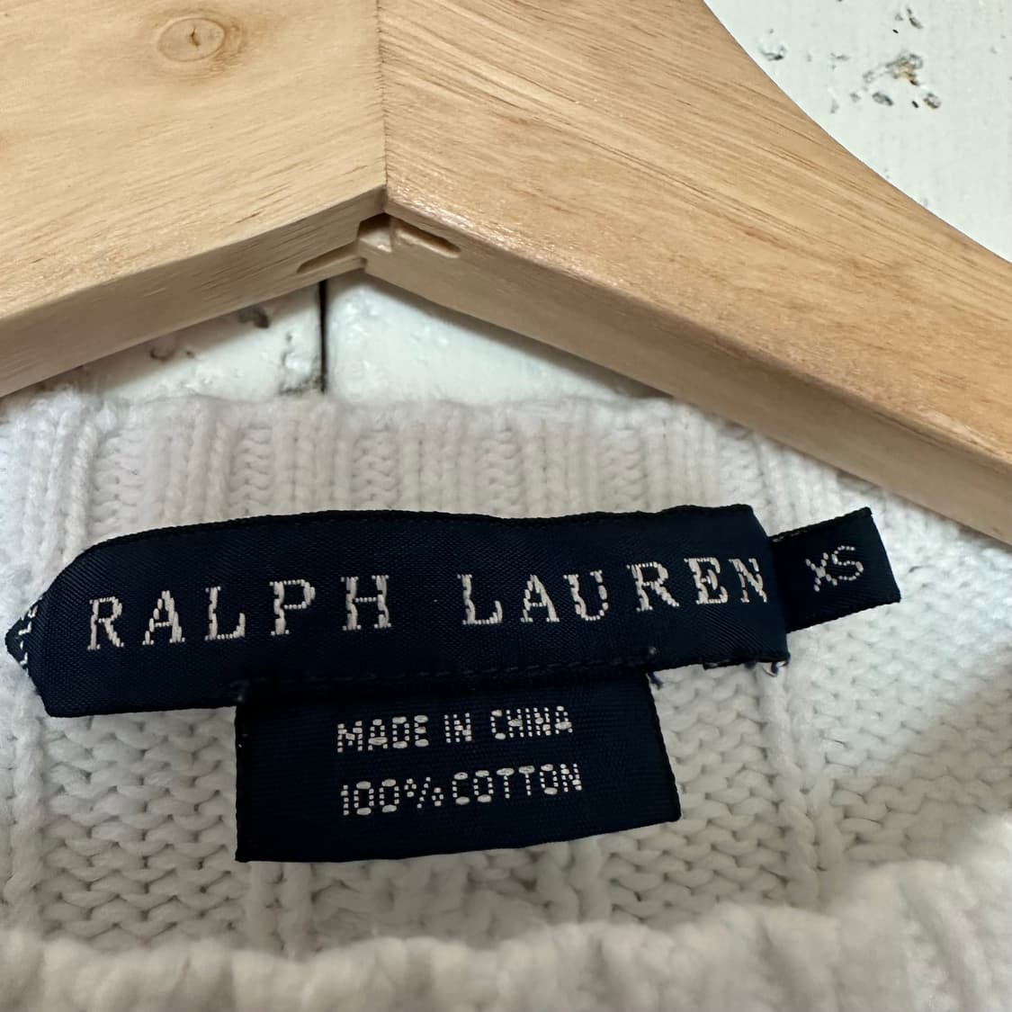 우먼XS 폴로 랄프로렌 코튼 니트 상품이미지3