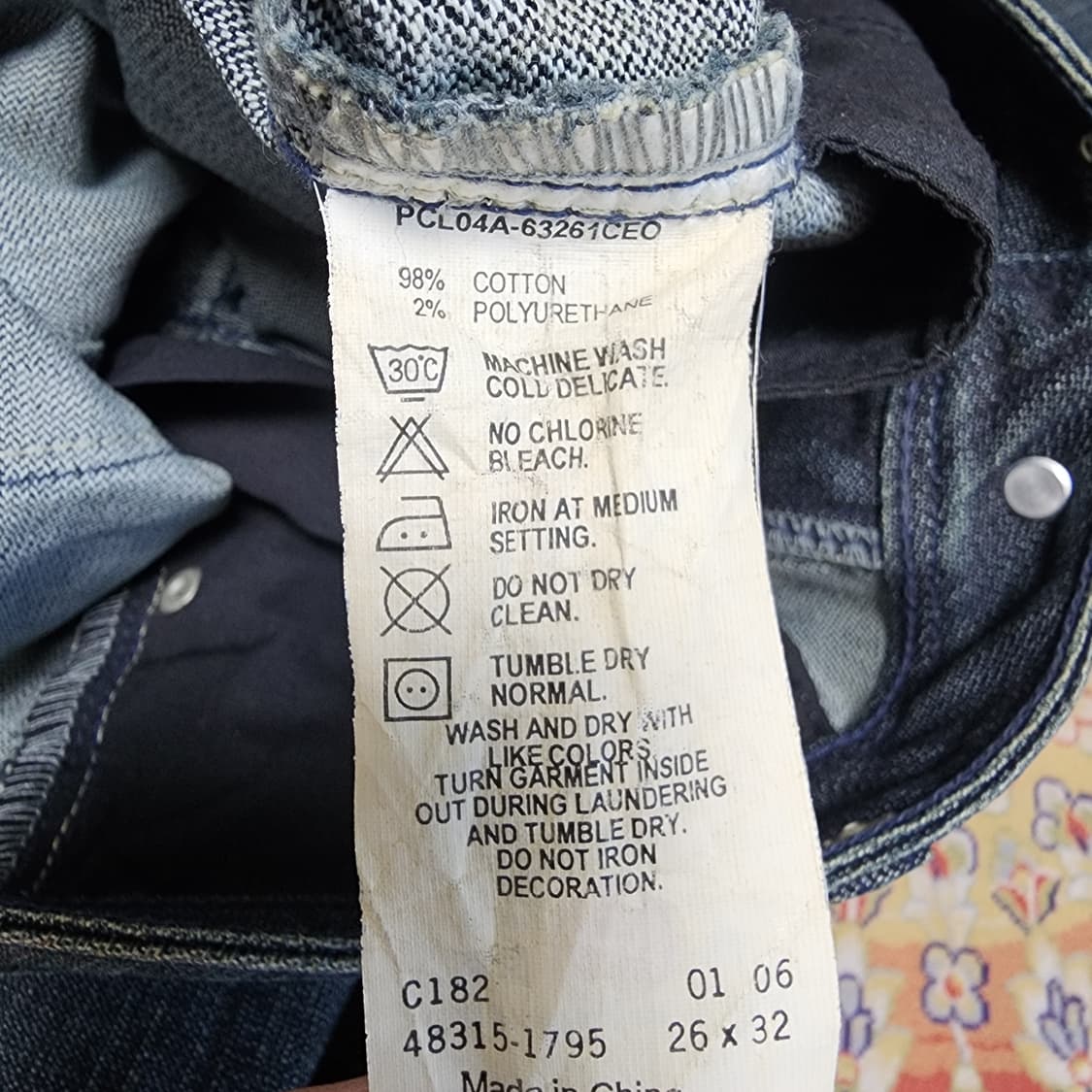 리바이스 로우라이즈 부츠컷 데님 26 상품이미지7