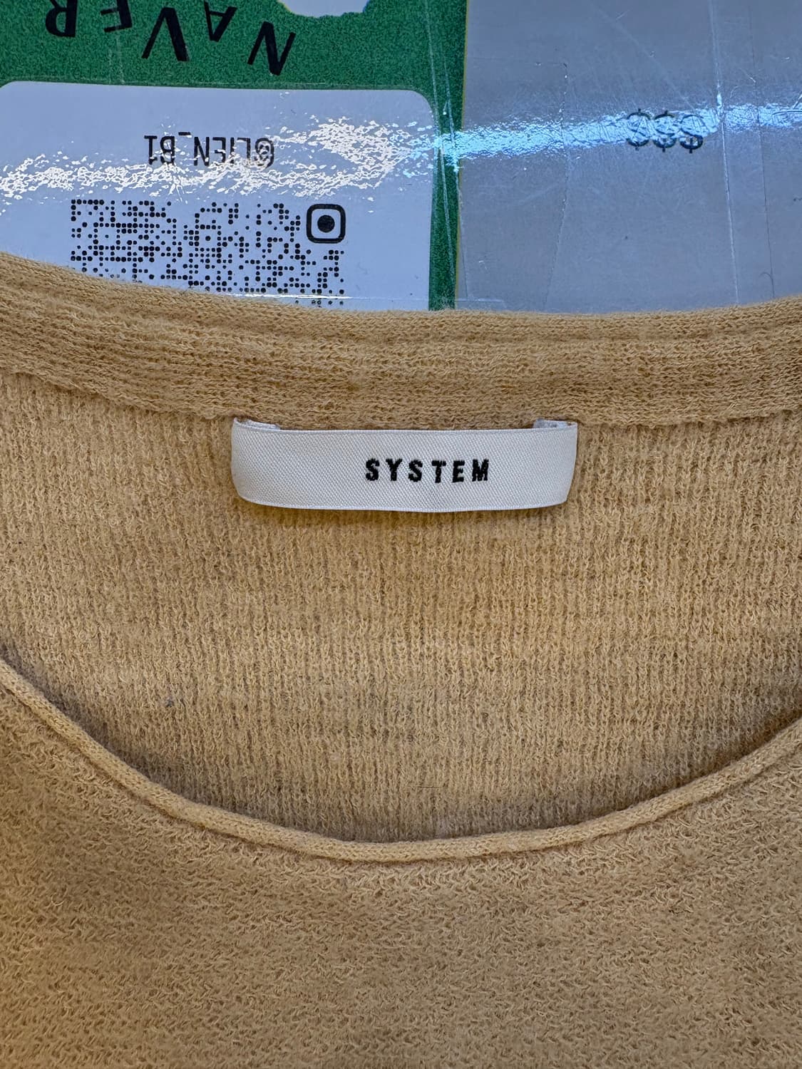 시스템 슬리브리스 니트 탑 상품이미지3