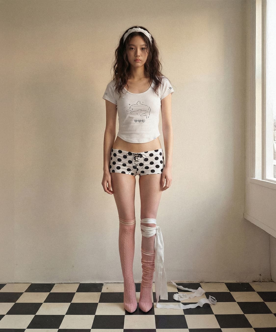에세이 DOLPHIN T SHIRT - WHITE 상품이미지2
