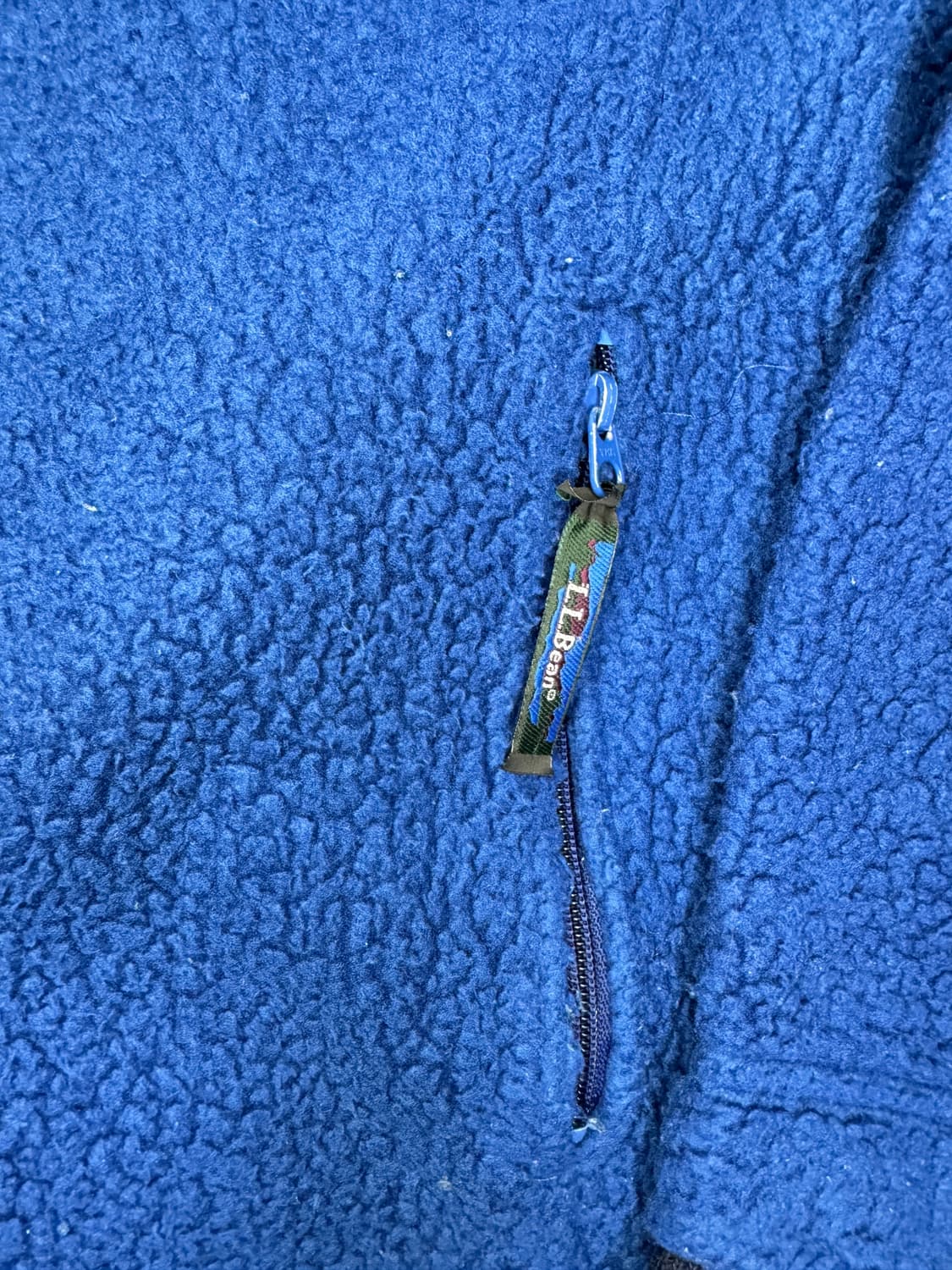 빈티지 엘엘빈 L.L.Bean 집업 플리스 자켓 네이비블루 M 상품이미지5