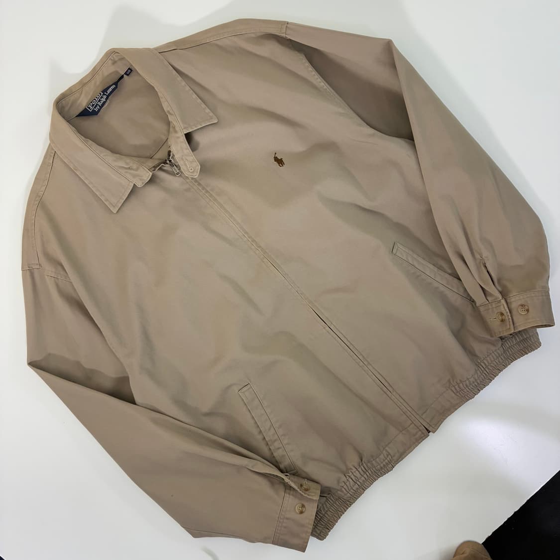 Polo  폴로 랄프로렌 자수 베이지 코튼 스윙 자켓 상품이미지2