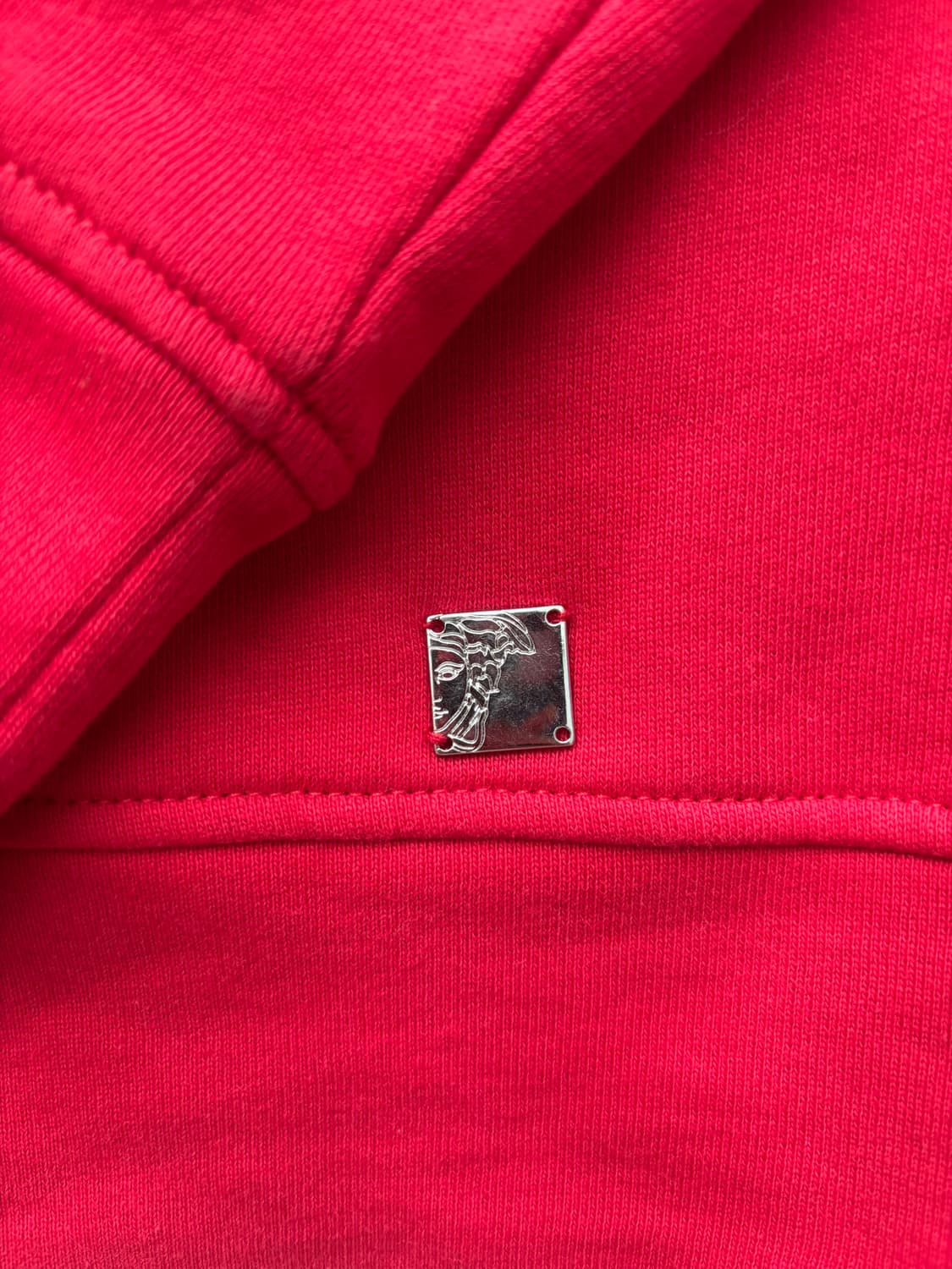 [L] 베르사체 컬렉션 레드 맨투맨 티셔츠 상품이미지3