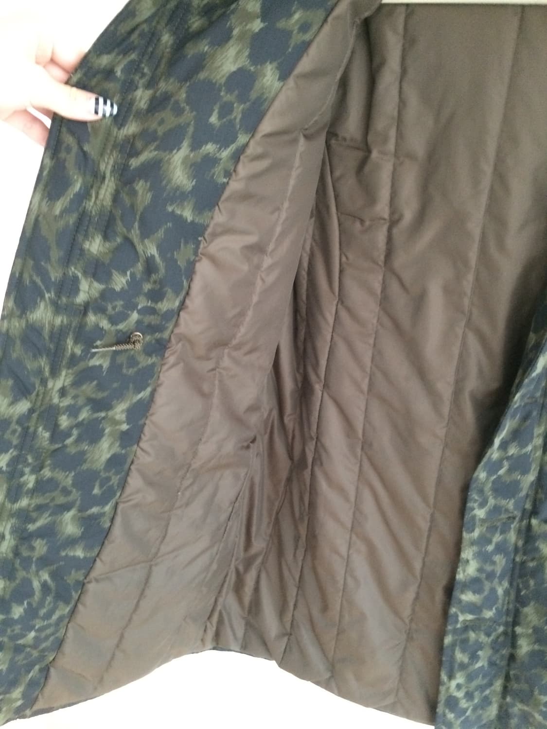 히스테릭 글래머 프리마 로프트 레오파드 히스걸 경량 패딩 후드 자켓 상품이미지9