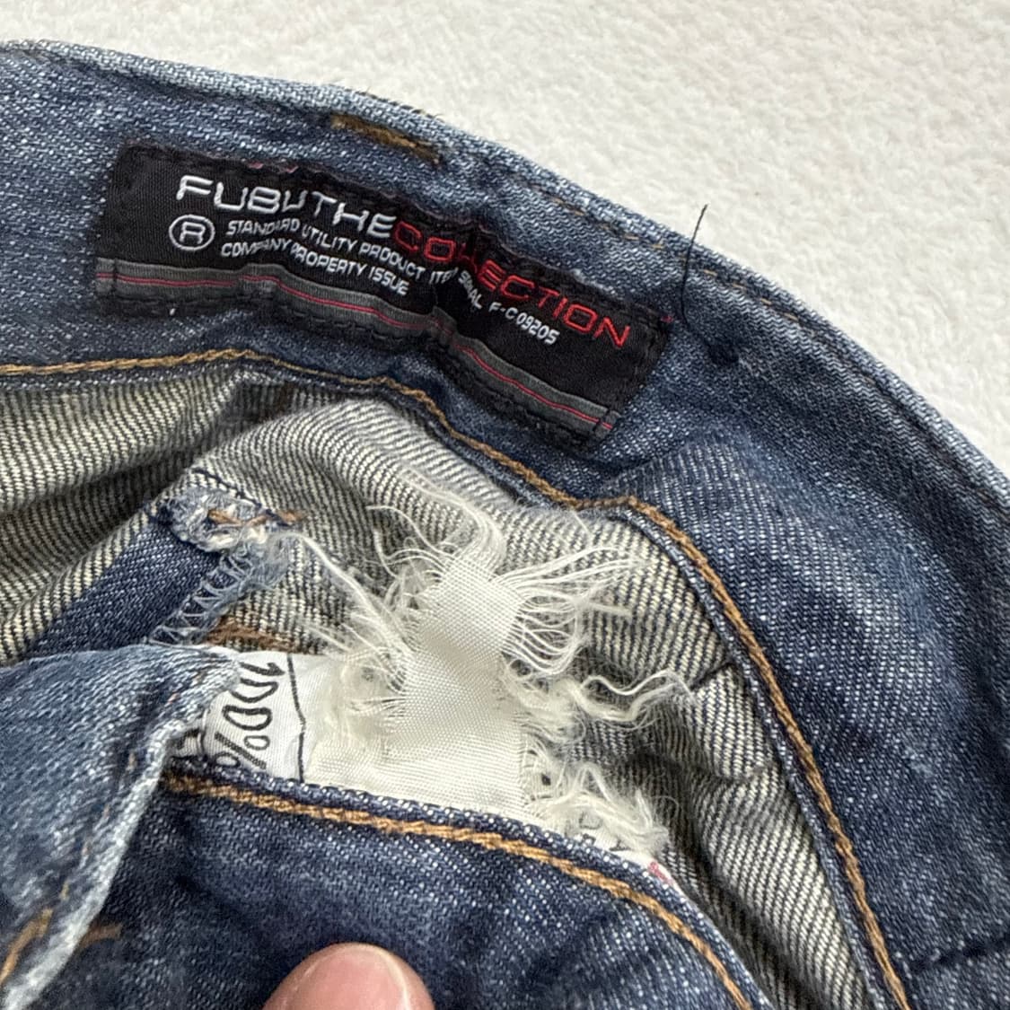 실측확인 후부 빈티지 카고 데님팬츠 0317T 상품이미지4