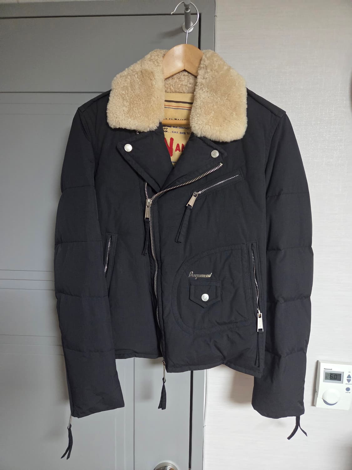 디스퀘어드2 양모넥 라이더 패딩자켓 상품이미지1