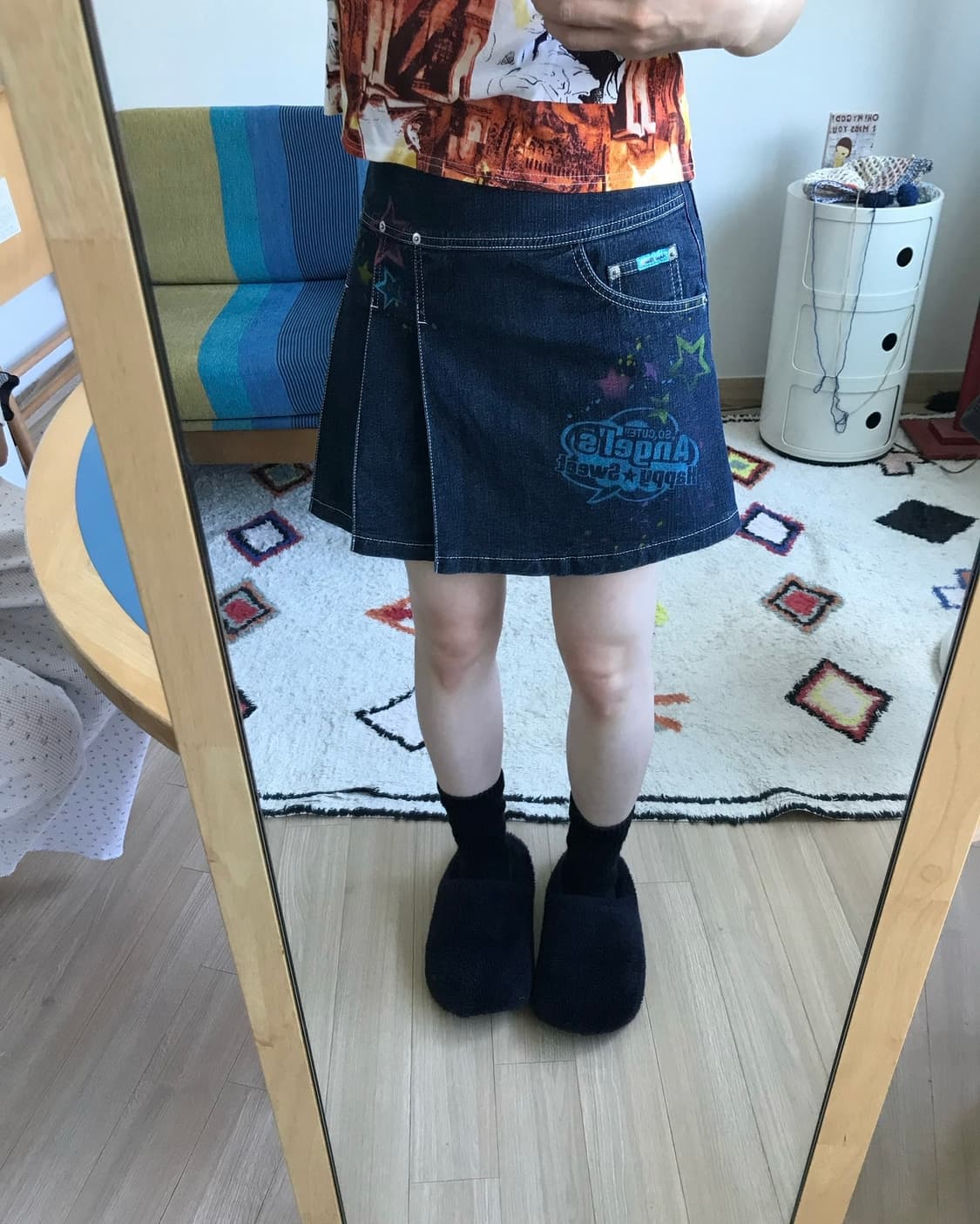 star.. denim skirt 상품이미지2