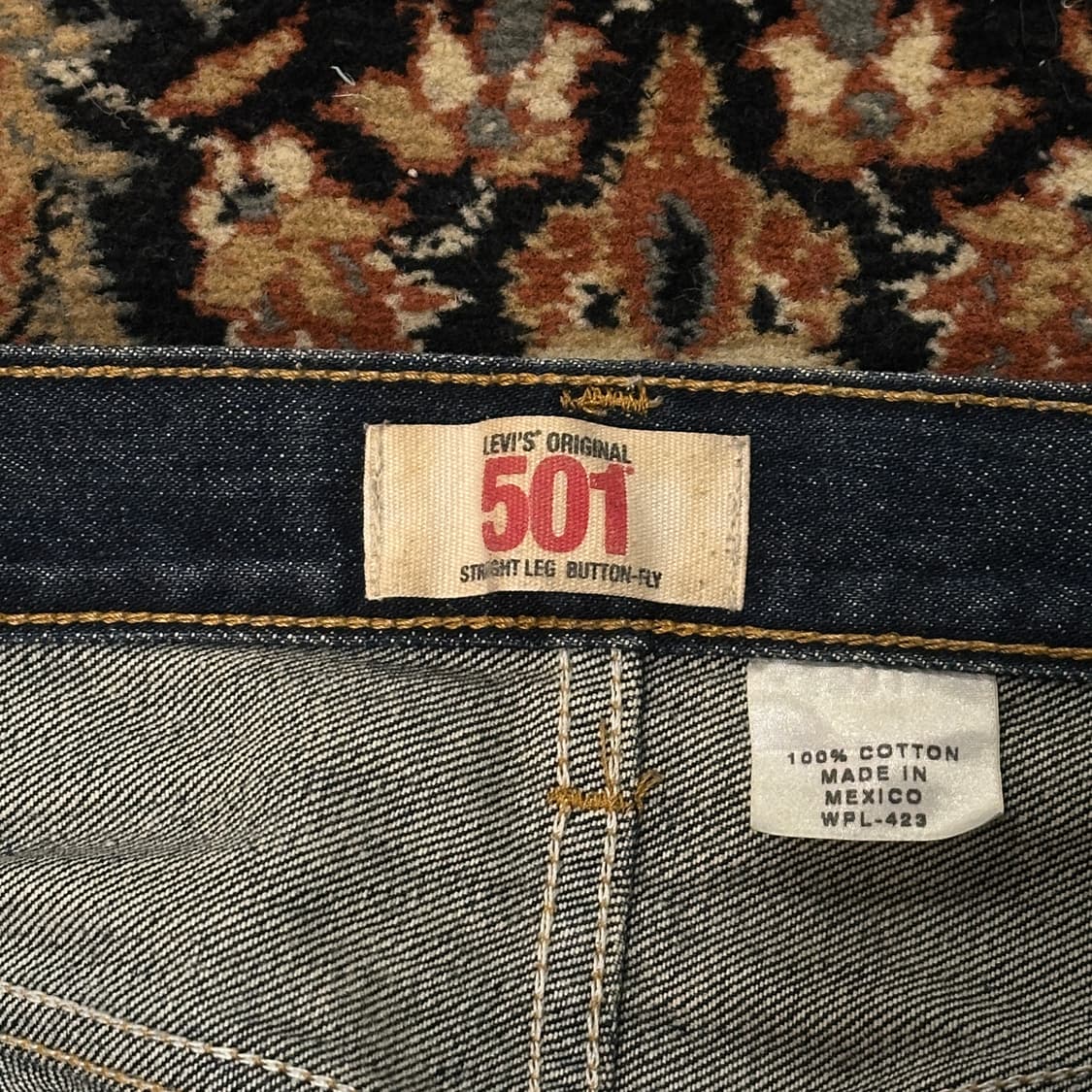 리바이스 501 스트레이트 진청 (34) 상품이미지7