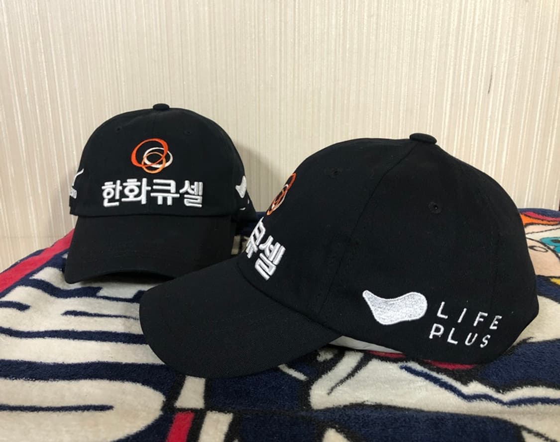 미즈노 한화큐셀골프단 프로골퍼 모자/캡(블랙) 상품이미지3