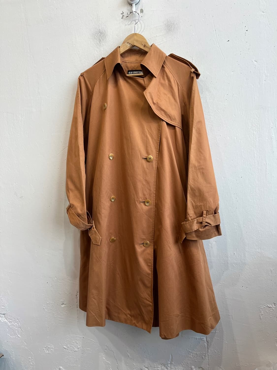 JUNKO SHIMADA 벨티드 트레치코트 Made in JAPAN 상품이미지1