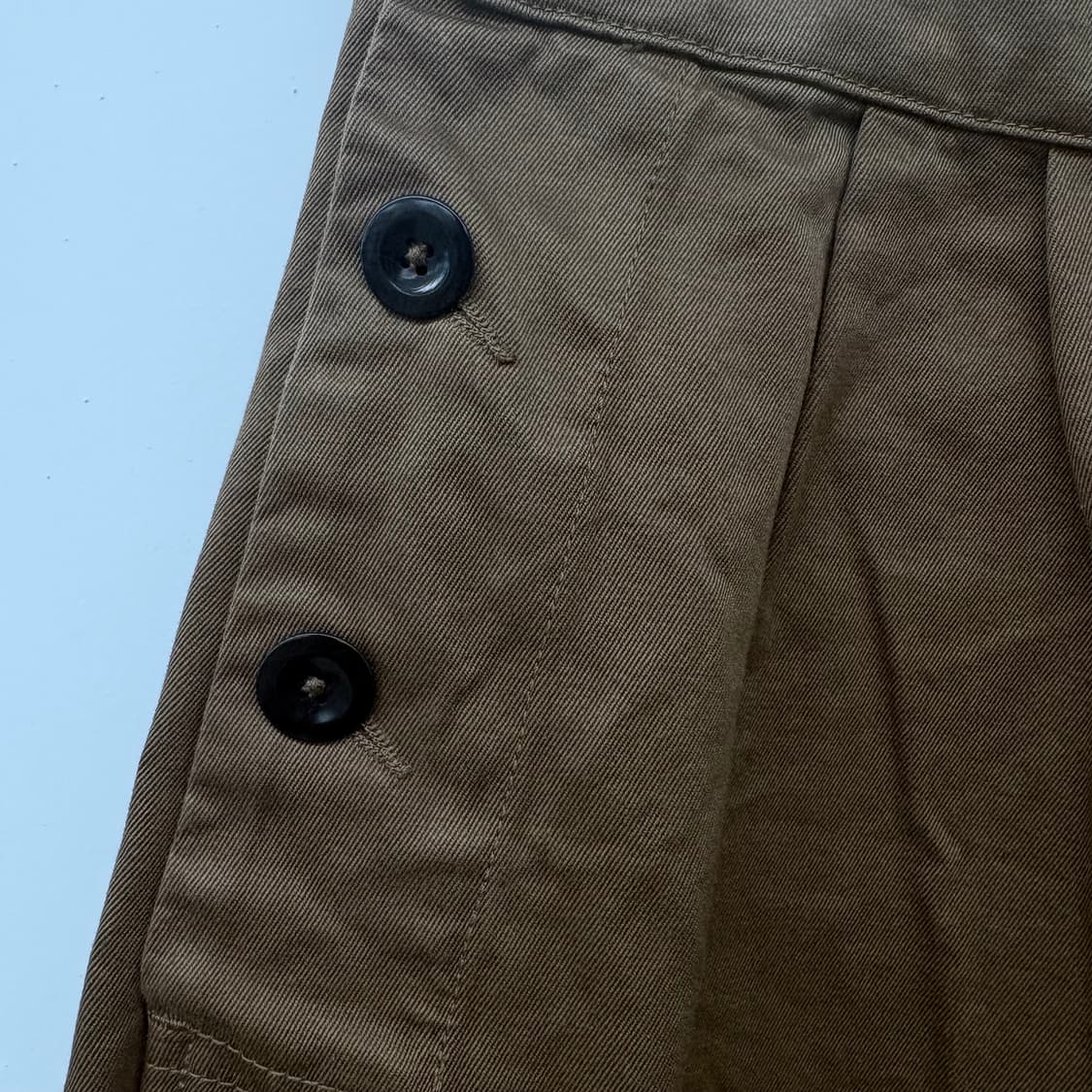 마가렛호웰 브라운 와이드 플리츠 팬츠 32 상품이미지2