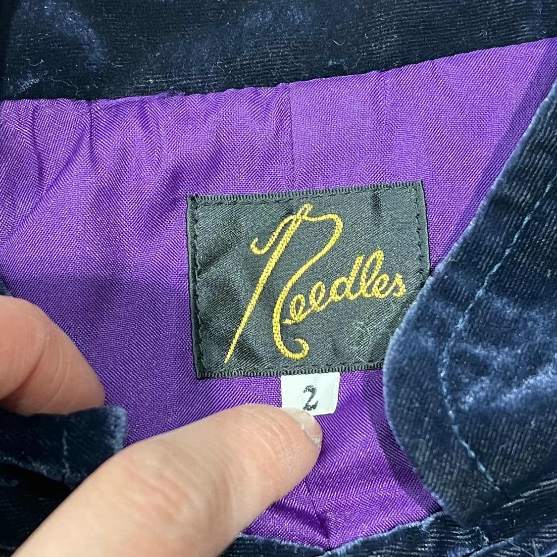 니들스 벨벳 차이나 자켓 s09248 상품이미지6