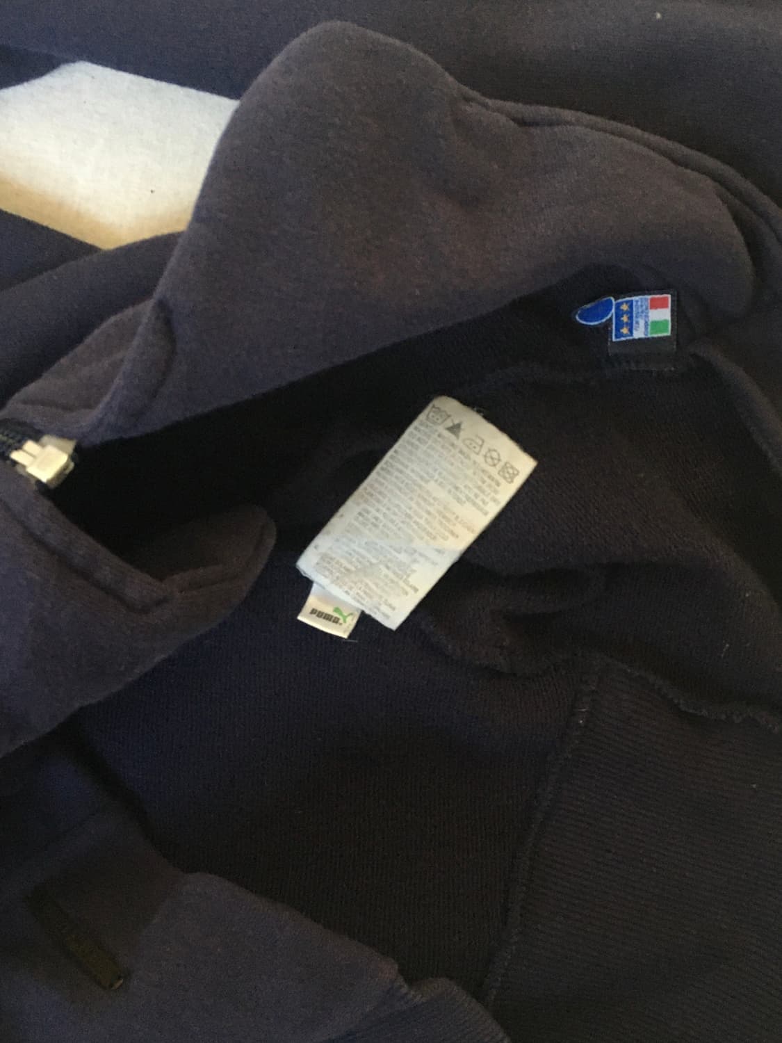 퓨마 스티치자수 코튼 집업 상품이미지6