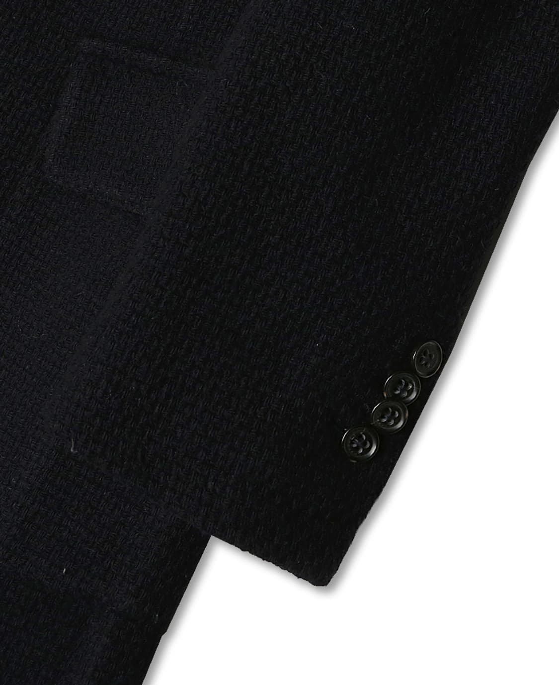 몬테도로 [Montedoro] 다크 네이비 울 나일론 트위드 탑 코트 상품이미지4