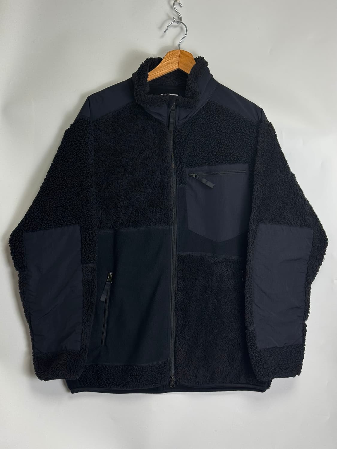 유니클로 X 엔가 엔지니어드가먼츠 플리스 후리스 집업 블랙 L 상품이미지1