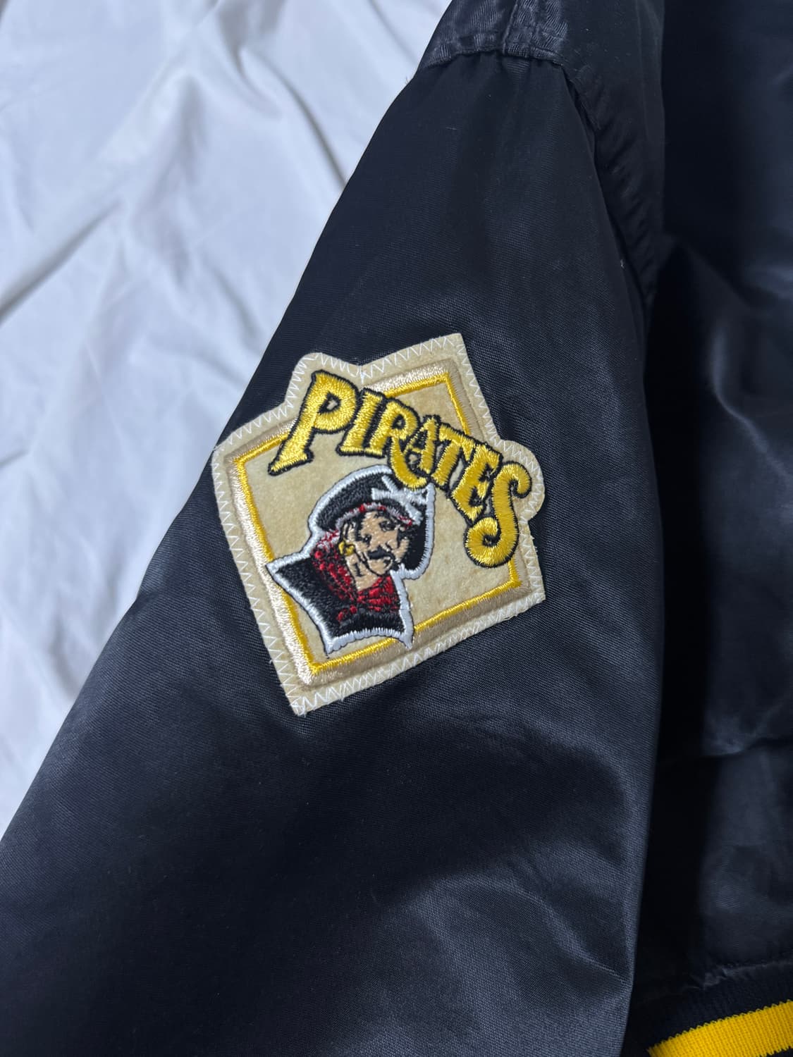 80s usa 스타터 mlb 피츠버그 파이리츠 나일론 스타장 상품이미지4