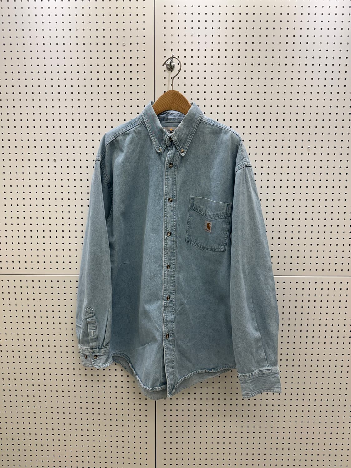 칼하트 워싱 데님 셔츠 U1296 상품이미지2