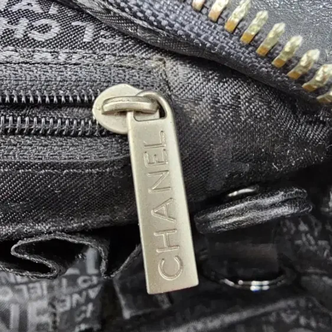 정품 샤넬 캐비어 정방 볼링 토트백 상품이미지10