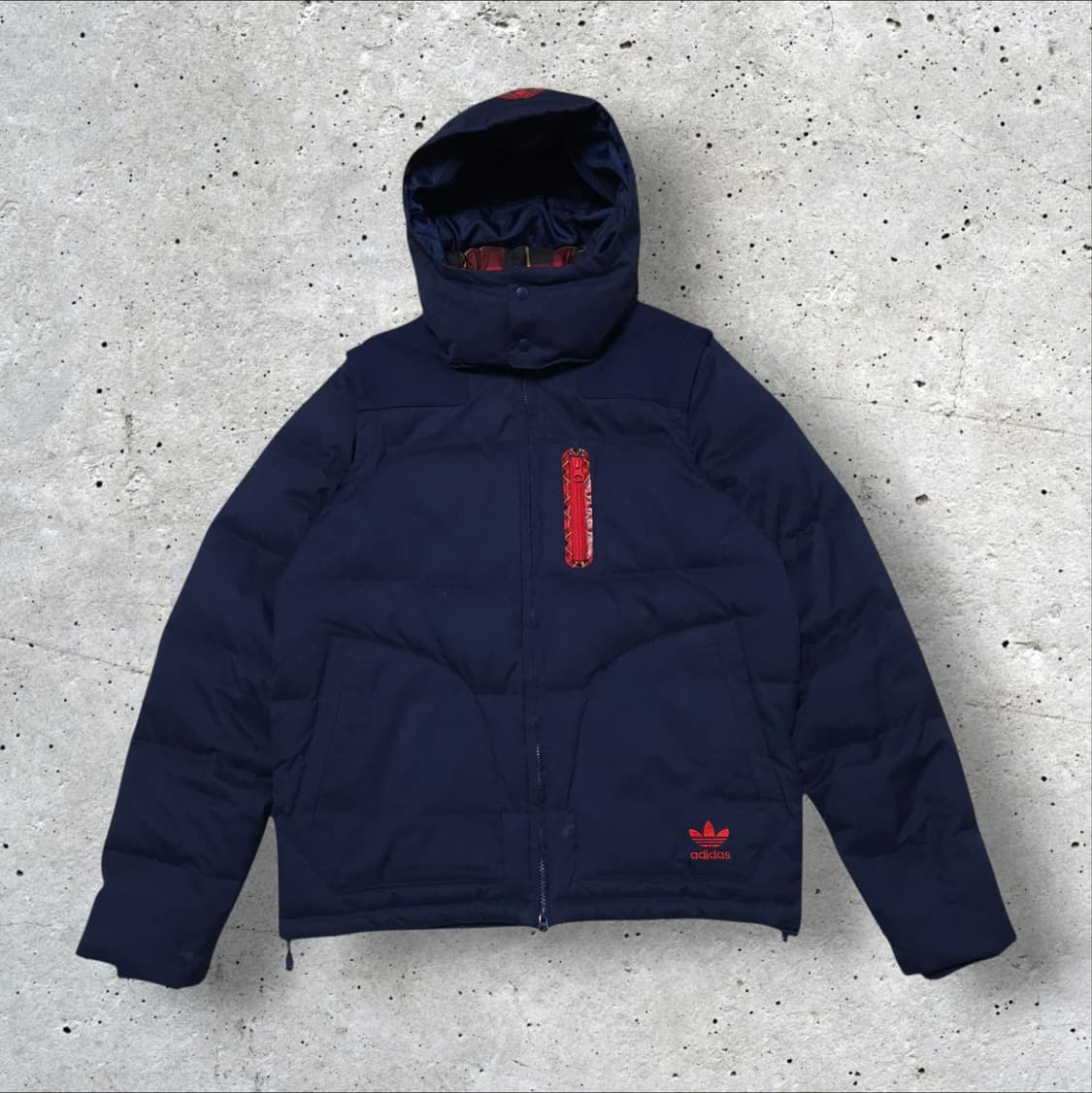 아디다스 파이어버드 디테쳐블 덕다운 패딩 점퍼 베스트 (100/L) 상품이미지1