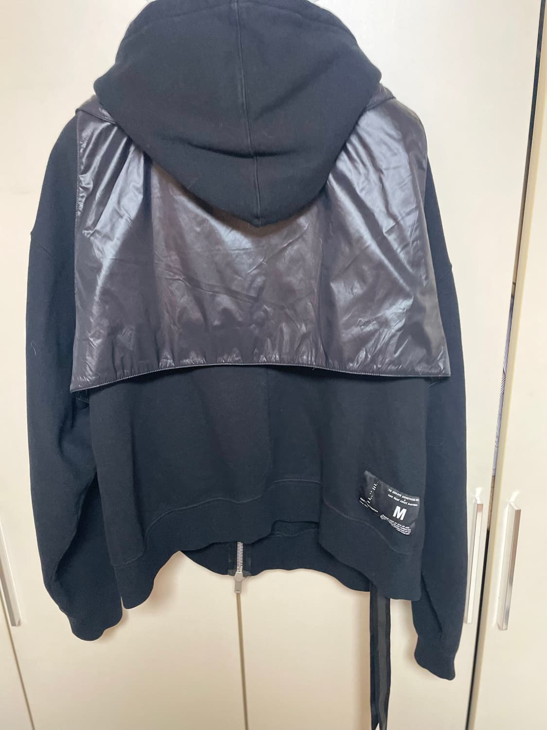 Unravel Project의 블랙 코튼 후드 자켓 M 상품이미지5