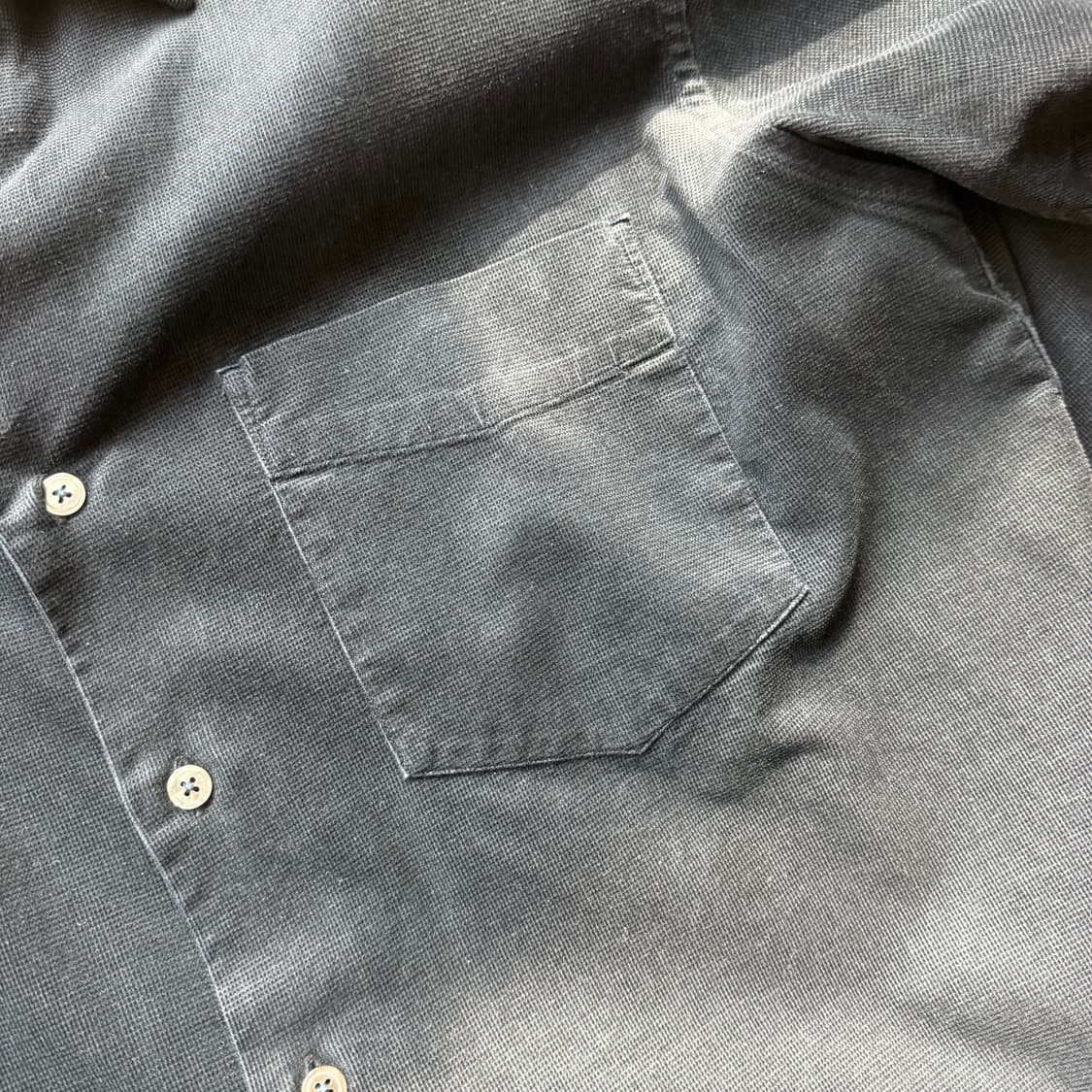 요지야마모토 Durban A.A. 셔츠 블랙 상품이미지4