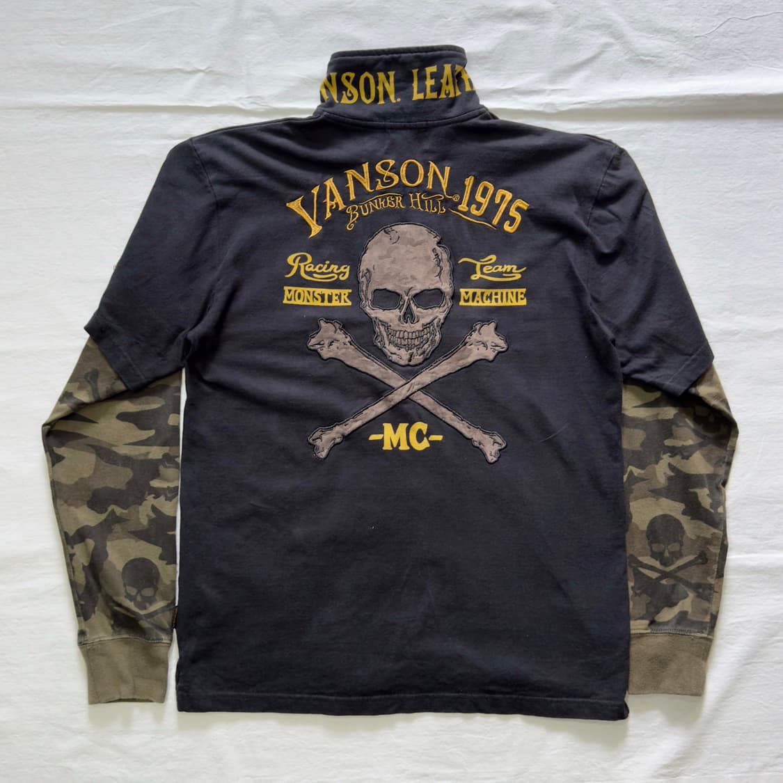 벤슨 레더 스컬 긴팔 티셔츠 상품이미지7