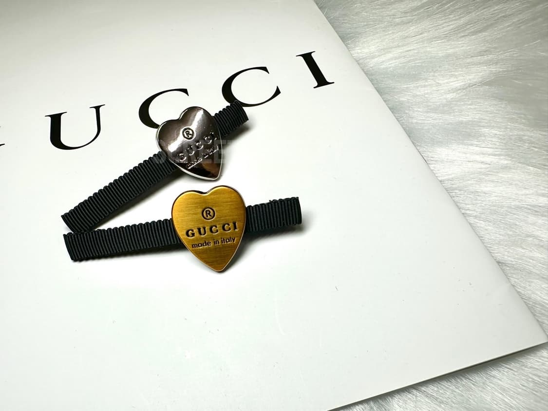 구찌 빈티지 헤어핀 골드 상품이미지2