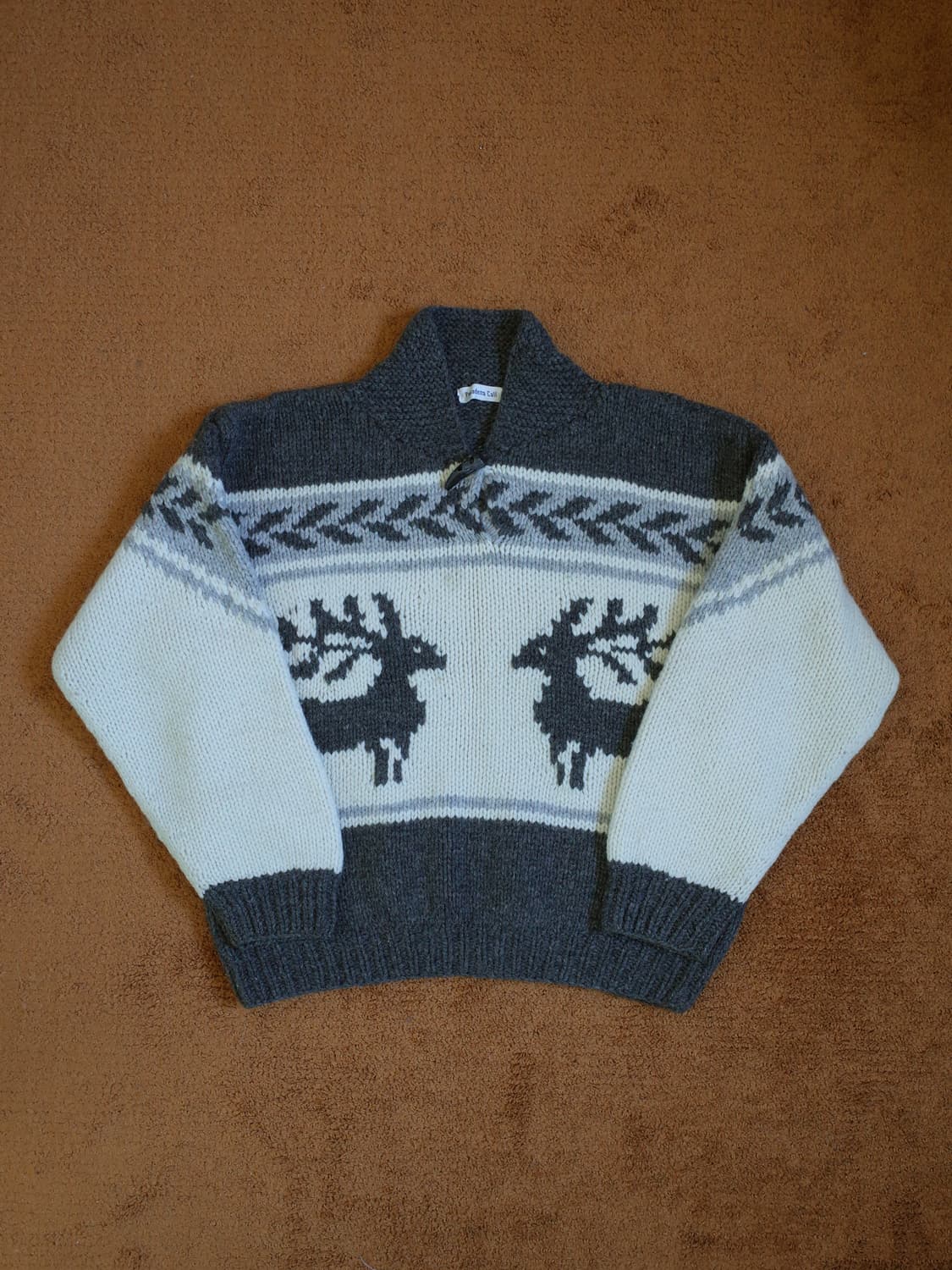 빈티지 헤비울 코위찬 니트 상품이미지1