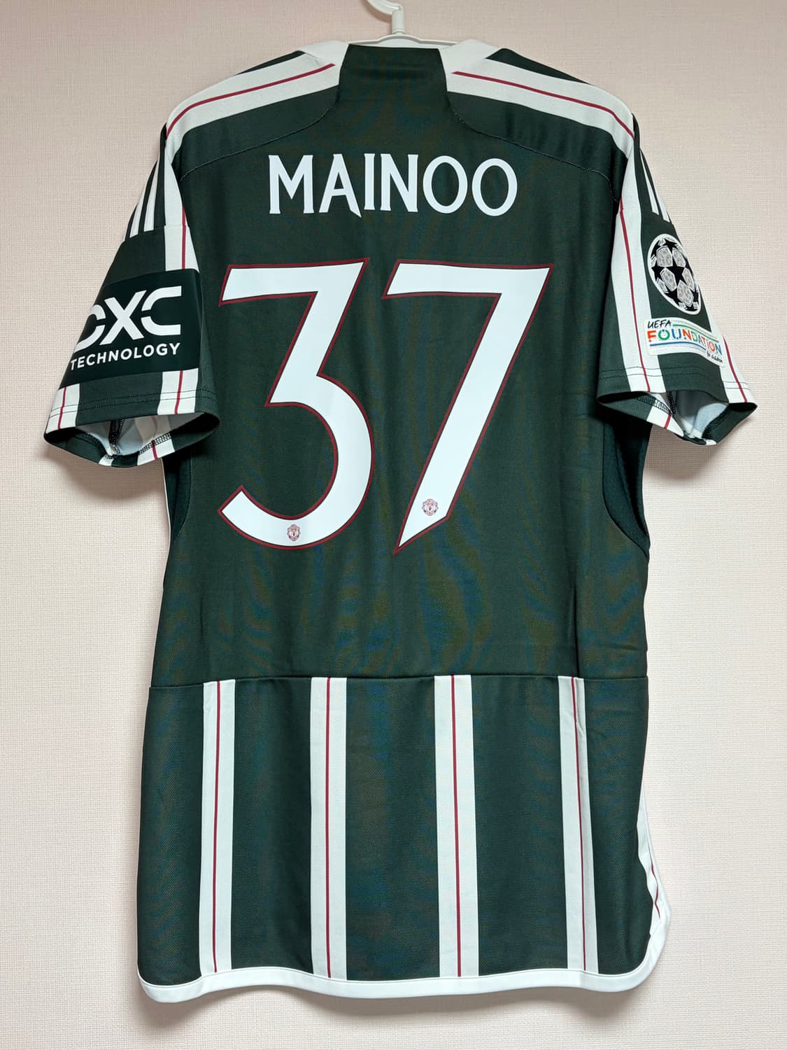 *네고 가능* 23-24 맨유 어웨이 유니폼 No.37 마이누 상품이미지2