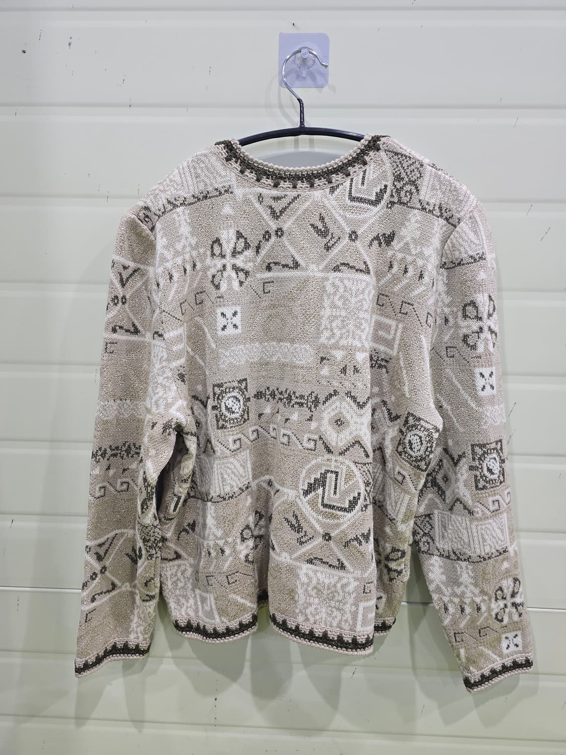 [룸비니] 일본 빈티지 패턴 울 가디건 상품이미지8